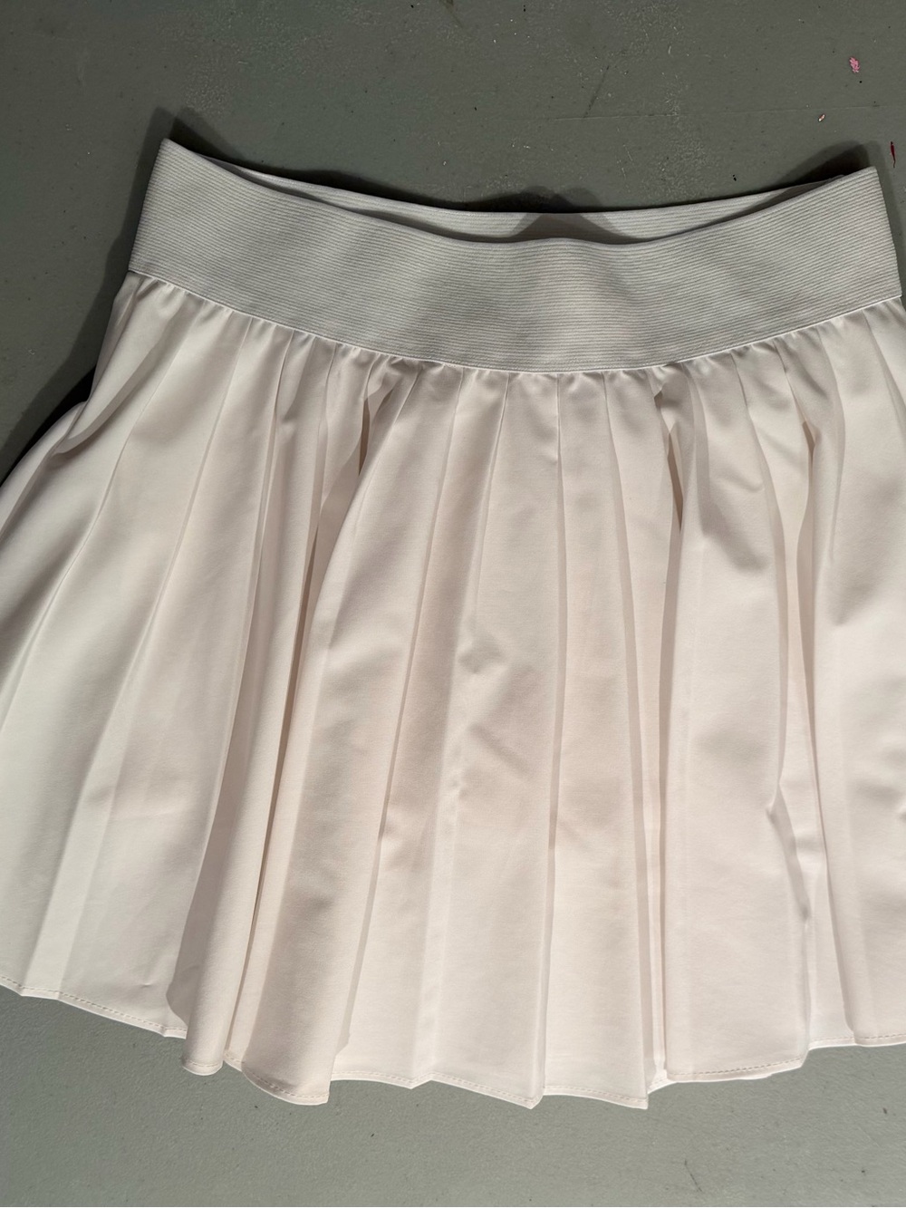 Garage White Pleated Mini Skirt Size Extra Small